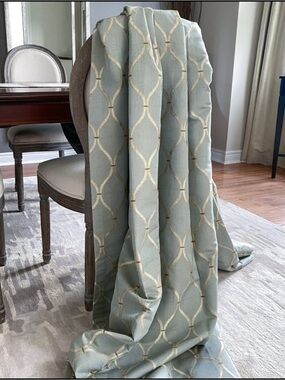 🎬✨”SUITS" Oversize Custom Designer Drapes (Set of 2) - Drapery Panels / Curtains